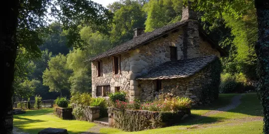Casa Rural creada con IA y editada profesionalmente